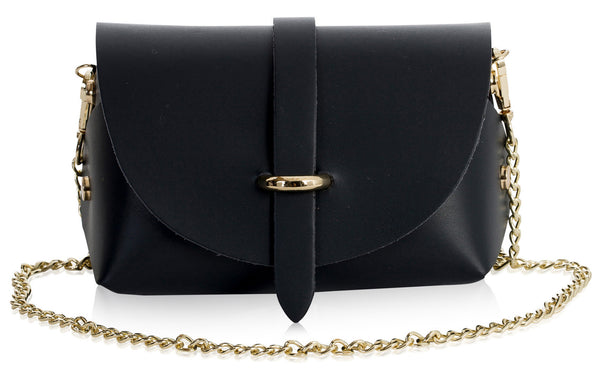 LIATALIA Womens Mini Small Genuine Leather Shoulder Clutch Party Handbag Purse - CORIN