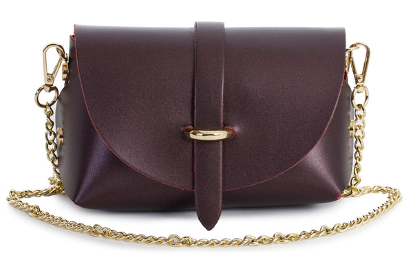 LIATALIA Womens Mini Small Genuine Leather Shoulder Clutch Party Handbag Purse - CORIN