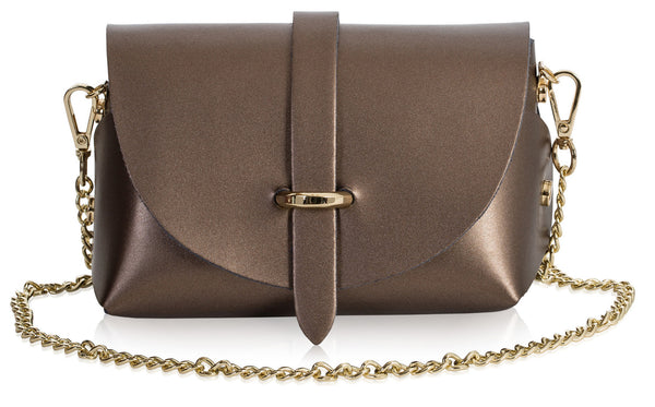 LIATALIA Womens Mini Small Genuine Leather Shoulder Clutch Party Handbag Purse - CORIN