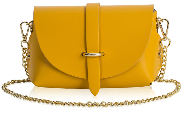 LIATALIA Womens Mini Small Genuine Leather Shoulder Clutch Party Handbag Purse - CORIN